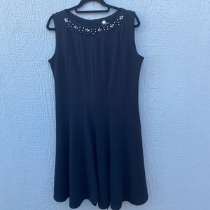Black Dress with Beaded Top